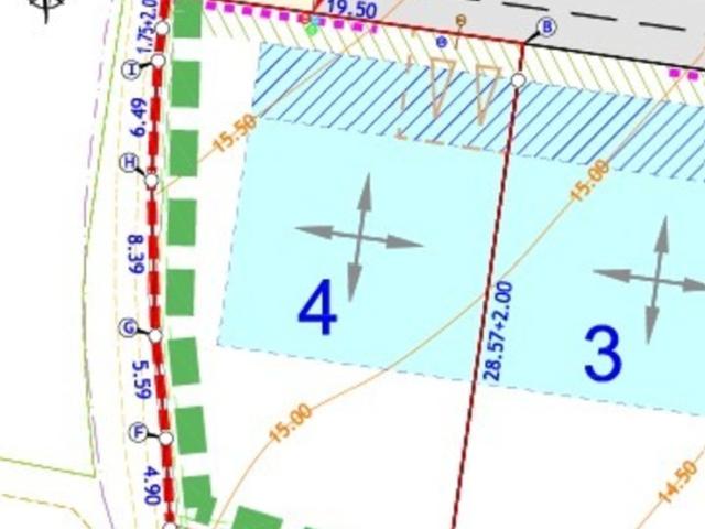 Terrain 530m2 bourg de st philibert