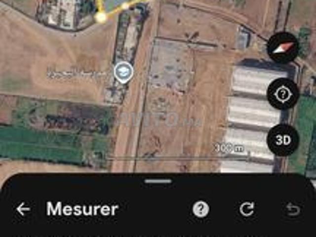 Terrain 6600m2 indus commercial Bouknadel vente