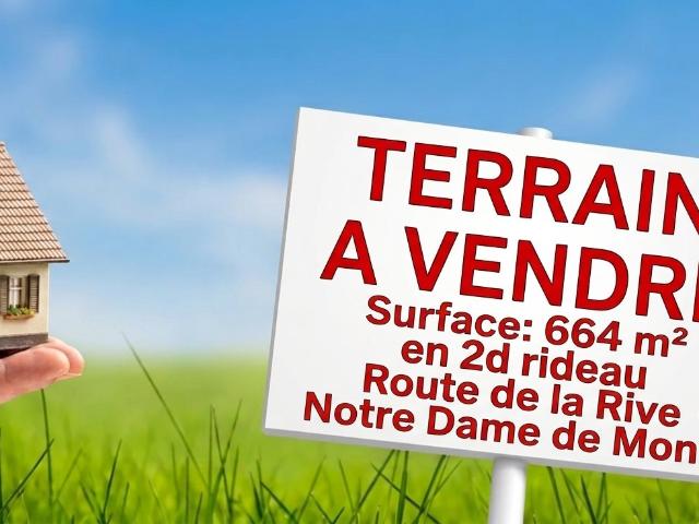 Terrain 664 m²