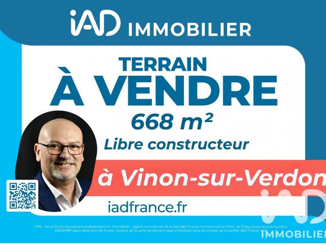 Terrain 668 m²