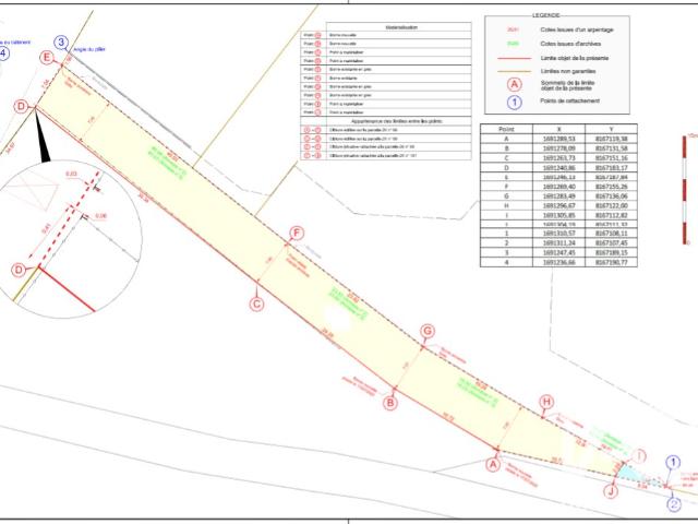 Terrain 638 m²