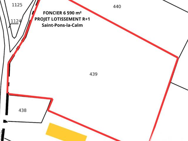 Terrain 6 590 m²