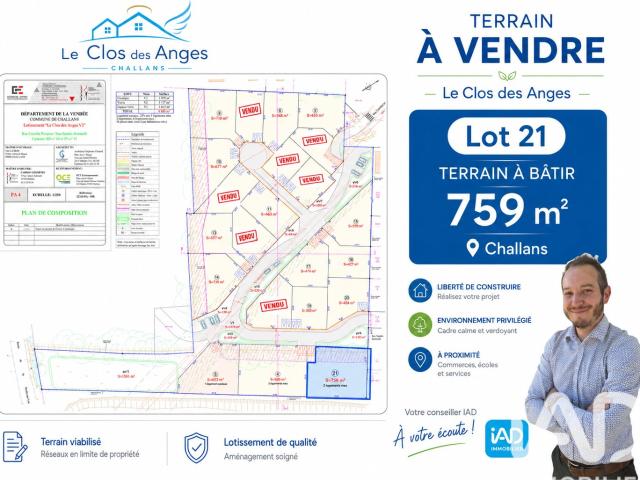 Terrain 759 m²