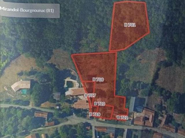 Terrain 7032 m2 mirandol bourgnounac
