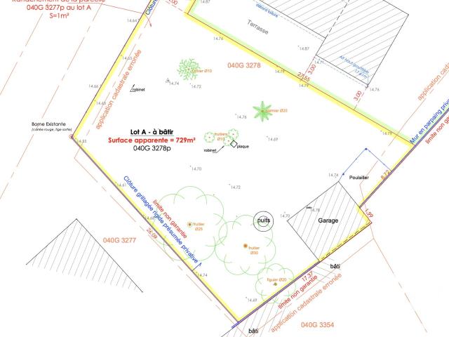 Terrain 729 m²