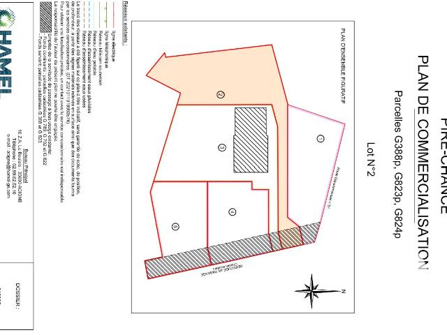 Terrain 868 m²