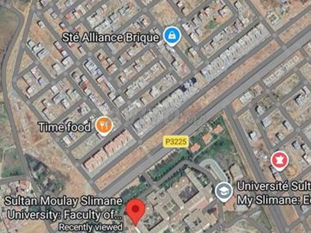 Terrain 90m2 R3 commercial Alliance Beni Mellal