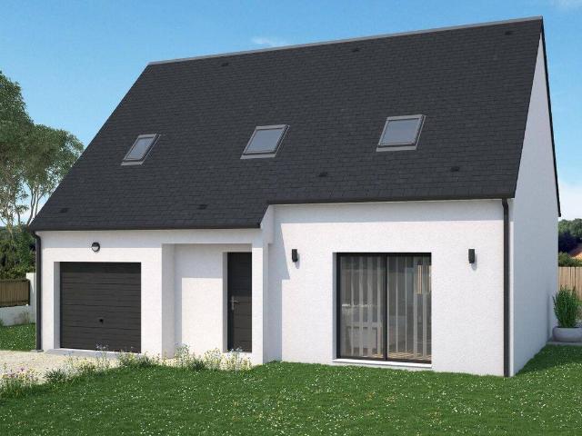 Terrain+Maison à Saint Lubin en Vergonnois 3 chambres