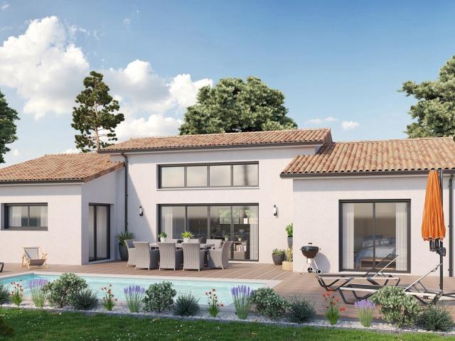 Terrain+Maison à Saint Médard d'Eyrans 4 chambres
