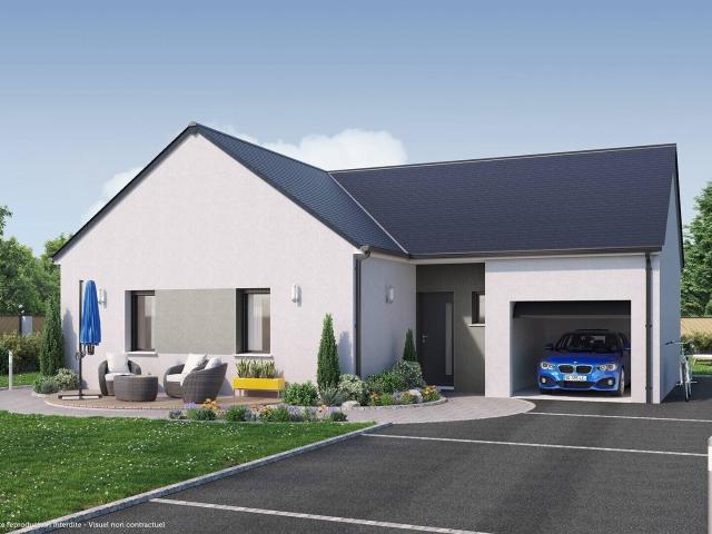 Terrain+Maison à Segré en Anjou Bleu 2 chambres