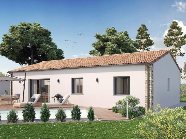 Terrain+Maison à Parentis en Born 4 chambres