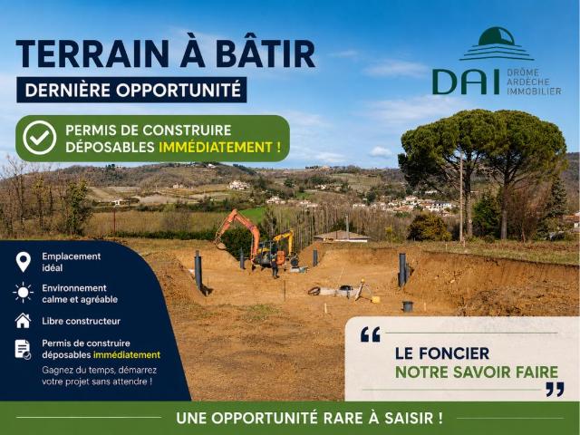 Terrains à bâtir 399m² LIBRE DE CONSTRUCTEUR à LARNAGE