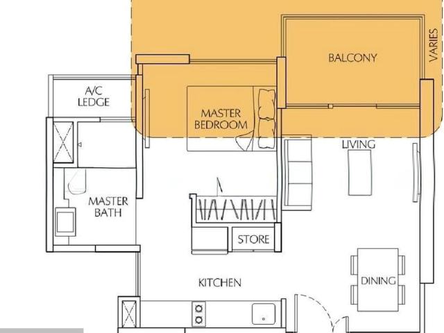 Terrasse D19, Condominium