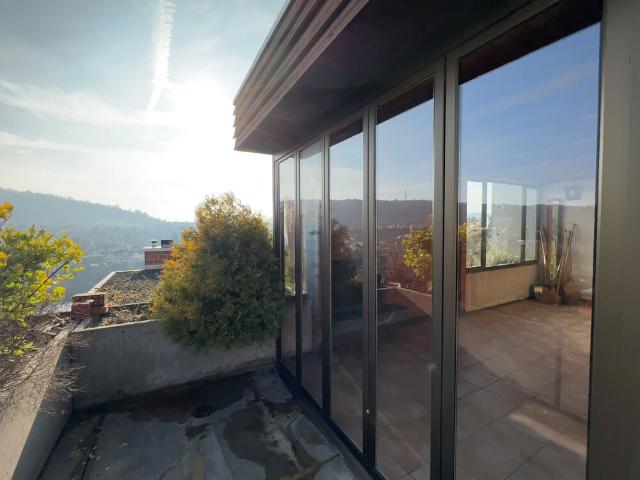 Terrassenwohnung mit Weitsicht auf den Rhein