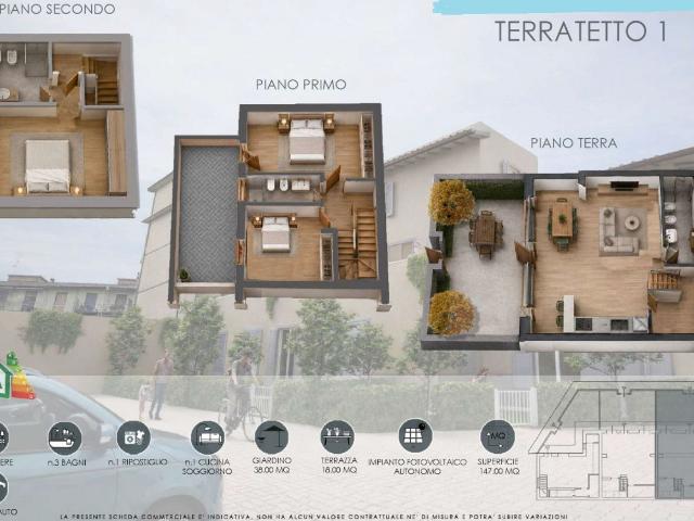 TERRATETTO in VENDITA a FIRENZE RIFREDI / DALMAZIA / CAREGGI di 4 vani