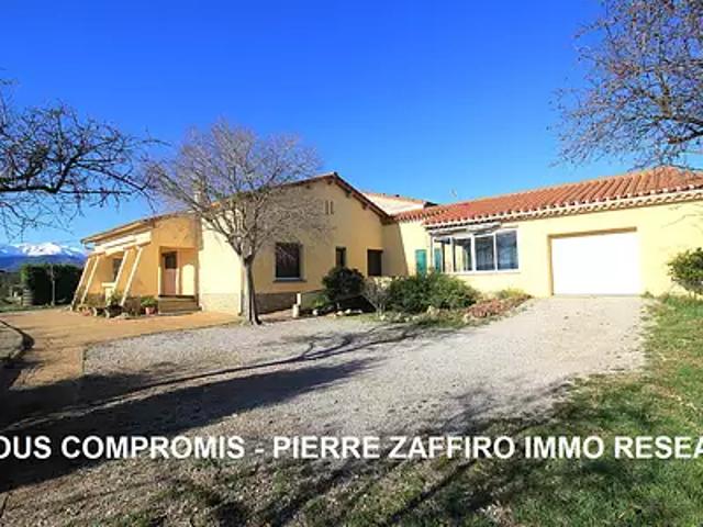 Terrats 66300 Achat / Vente maison 7 pièces t7 au dernier étage terrasse