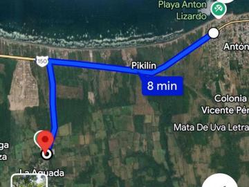 Terreno a 8 minutos de playa Antón Lizardo para descanso o inversión