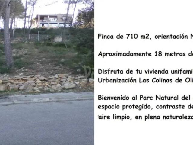 Terreno a la venta en las Colinas de Olivella