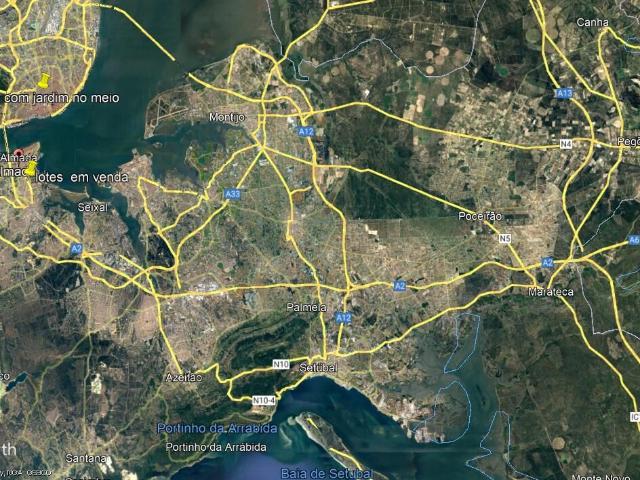 Terreno bem localizadojunto a Setubal