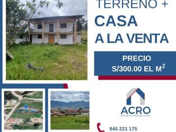 TERRENO + CASA + GALPON + RESERVORIO
