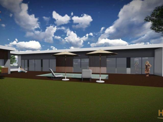 Terreno com 8300m2 com projeto aprovado para moradia térrea de 4 frentes em Castelo da Maia. | 26083526172