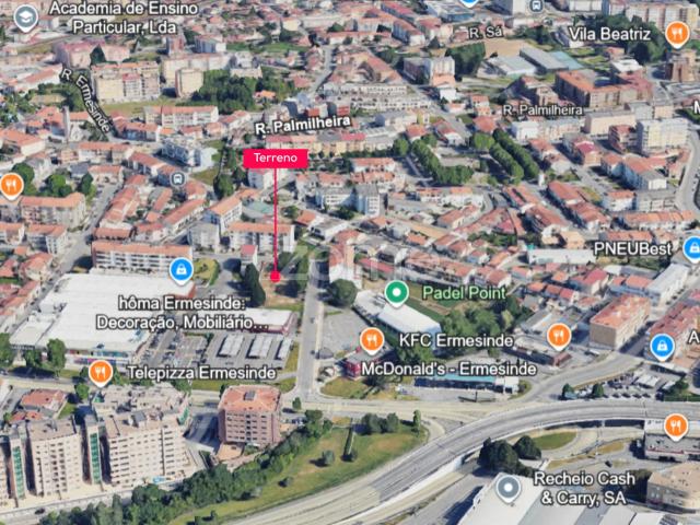 Terreno com 1.358 m² para construção em Ermesinde
