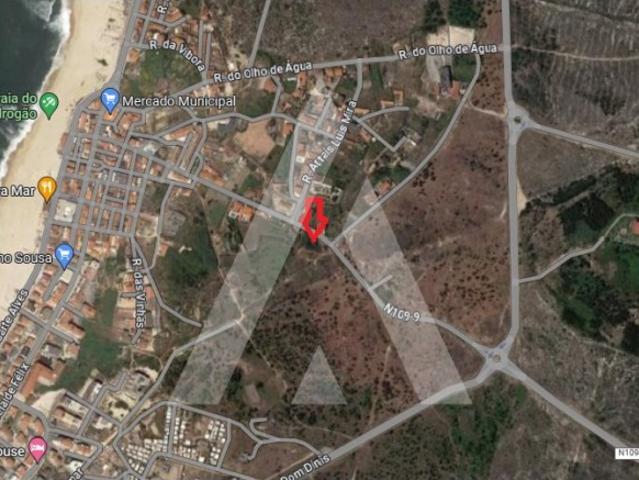Terreno com viabilidade de construção, 500m2 Praia do Pedrogão