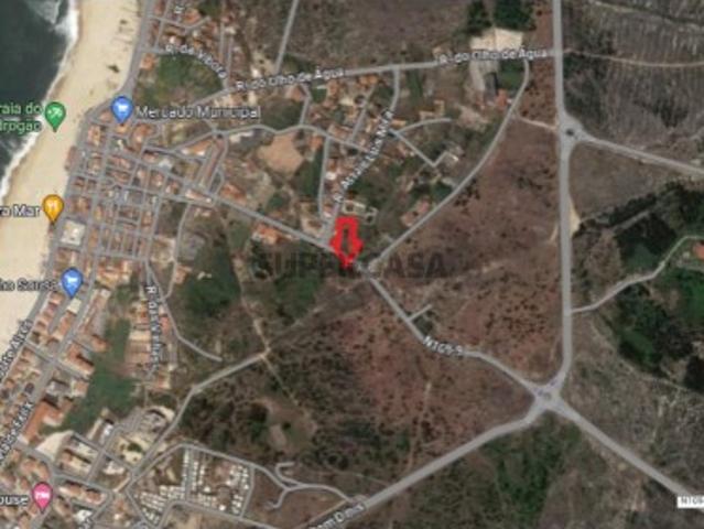 Terreno com viabilidade de construção, 500m2 Praia do Pedrogão