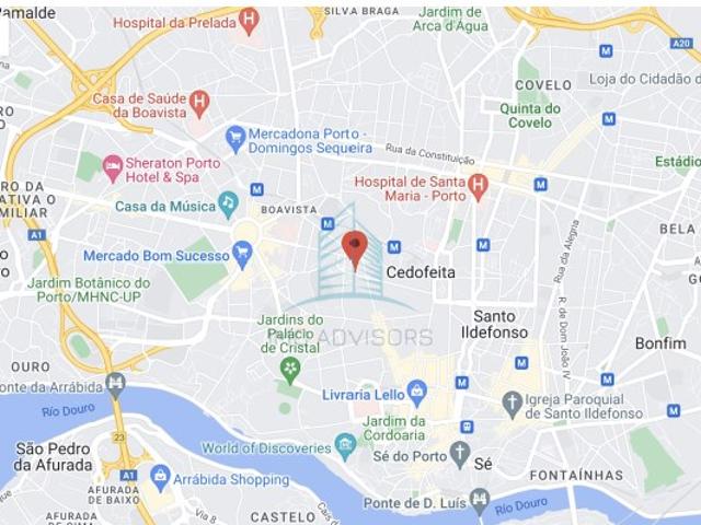 Terreno com pip aprovado em Cedofeita