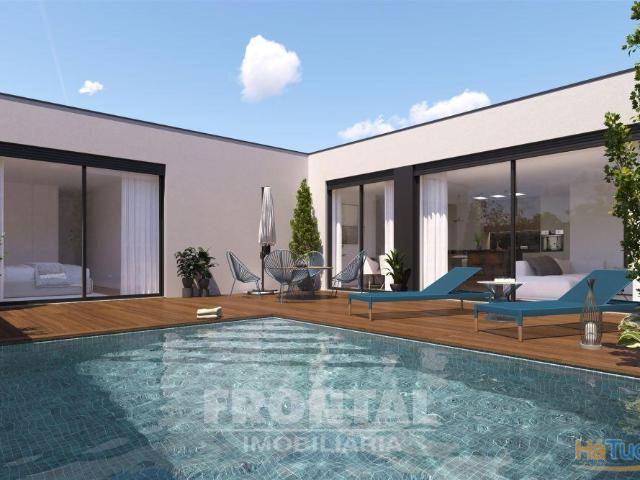 Terreno com Projeto Moradia Moderna + Piscina | Vilar de Mouros, Caminha, Viana Do Castelo | 26054039591