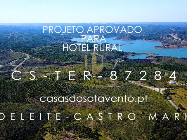 Terreno com Projeto Previamente Aprovado para Hotel Rural de 3 Estrelas Oportunidade junto à Barragem de Odeleite