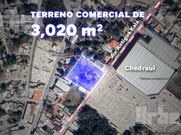 TERRENO COMERCIAL EN VENTA FRENTE A CHEDRAUI TURQUESA, CAMPECHE