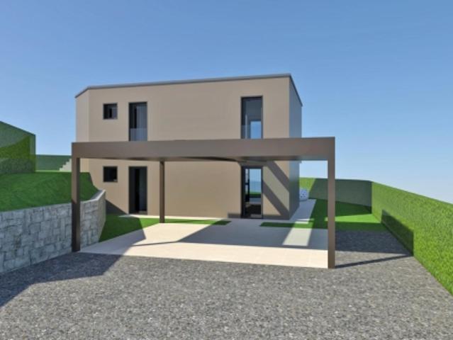 Terreno con progetto di costruzione e vista lago, Dino Sonvico
