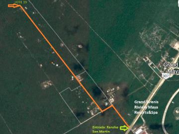 Terreno de 10278 m2 en akumal quintana roo