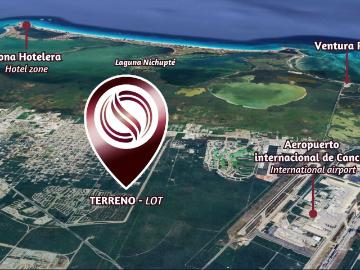 Terreno de 1,000 m2 en el área metropolitana de Cancún
