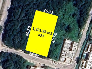 Terreno de 1,321.93 m2 en el Fracc. Residencial Campestre Viladiú Cholul Mérida