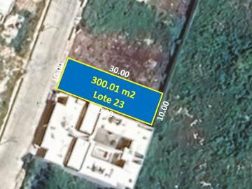 Terreno de 300.01 m2 en la Privada Xcanatún Gran San Pedro Cholul Mérida L 23