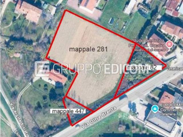Terreno di 7560 mq in vendita a Noventa Padovana Rif. 3560109