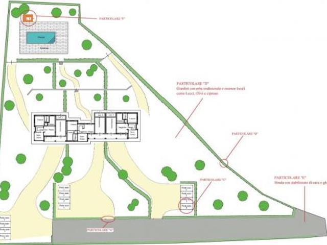 Terreno edif. residenziale in vendita a Lame Melatina Riparbella 7700 mq Rif: 1367752