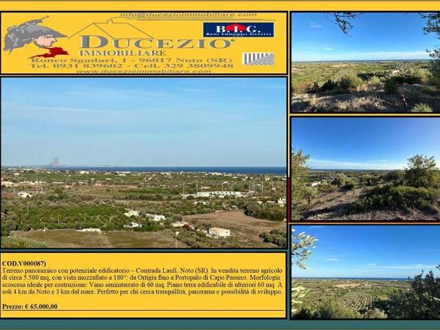 Terreno edificabile residenziale in vendita a Noto