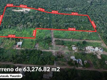 Terreno En Oxkutzcab Para Lotificar En Zona Urbana De 6.32 Hectáreas
