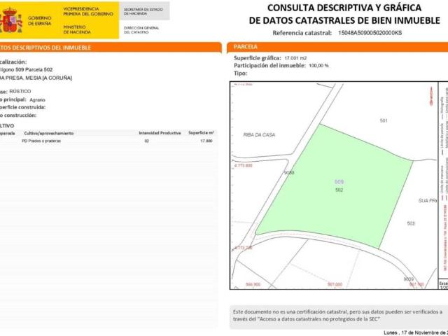 Terreno en Alquiler en Mesía