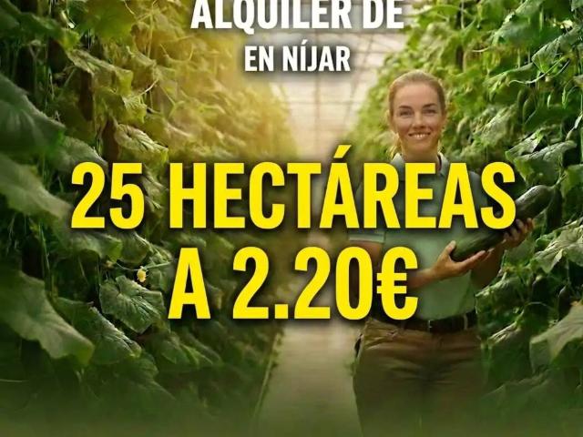 Terreno en Alquiler en Níjar