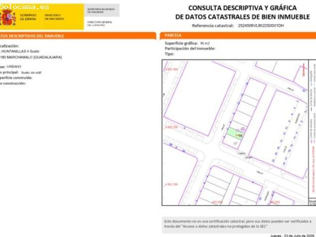Terreno en Calle Hontanillas 4 Marchamalo