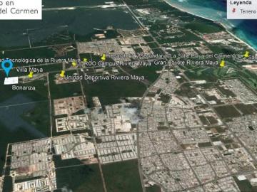 Terreno en Esquina de 5228 m2 en Av Universidades Playa del Carmen