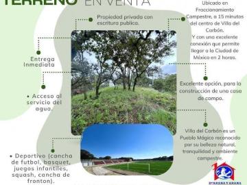 Terreno en Fraccionamiento Campestre, Villa del Carbón
