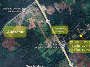 Terreno en Granjas Dorantes, Km. 18 Carr. Villahermosa Macuspana