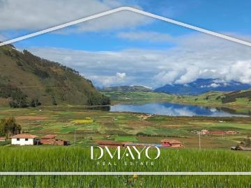 Terreno en Huaypo vista a la laguna