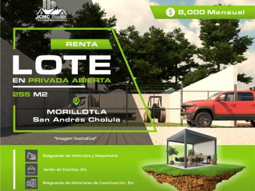 Terreno en renta en Morillotla para montar eventos