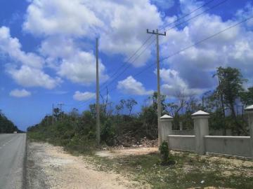 TERRENO EN RENTA EN CANC?N AL FINAL DE LA HUAYAC?N SOBRE CARRETERA CANC?N?M?RIDA